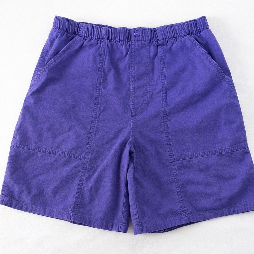 Bobbie Brooks "Prince" Cotton Shorts Elastic Waist Casual Comfort Pockets Medium